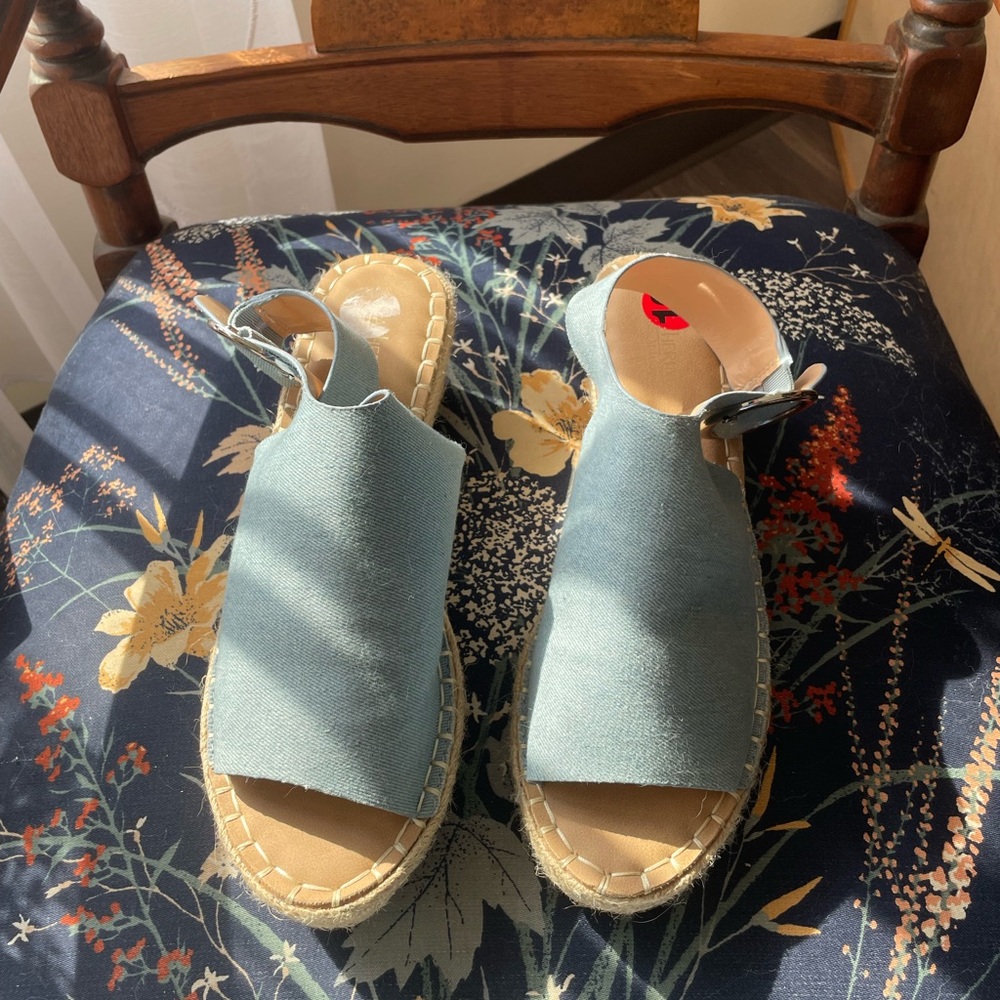 Catherine Malandrino Light Blue Espadrilles